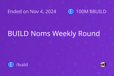 BUILD Noms Weekly Round on Rounds.wtf